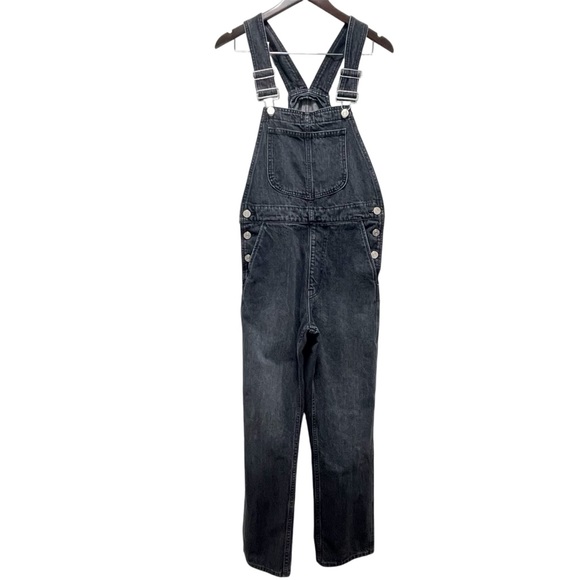 Frame Denim Denim - Frame Denim Classic Straight Leg Blackwater Overalls Size X-Small